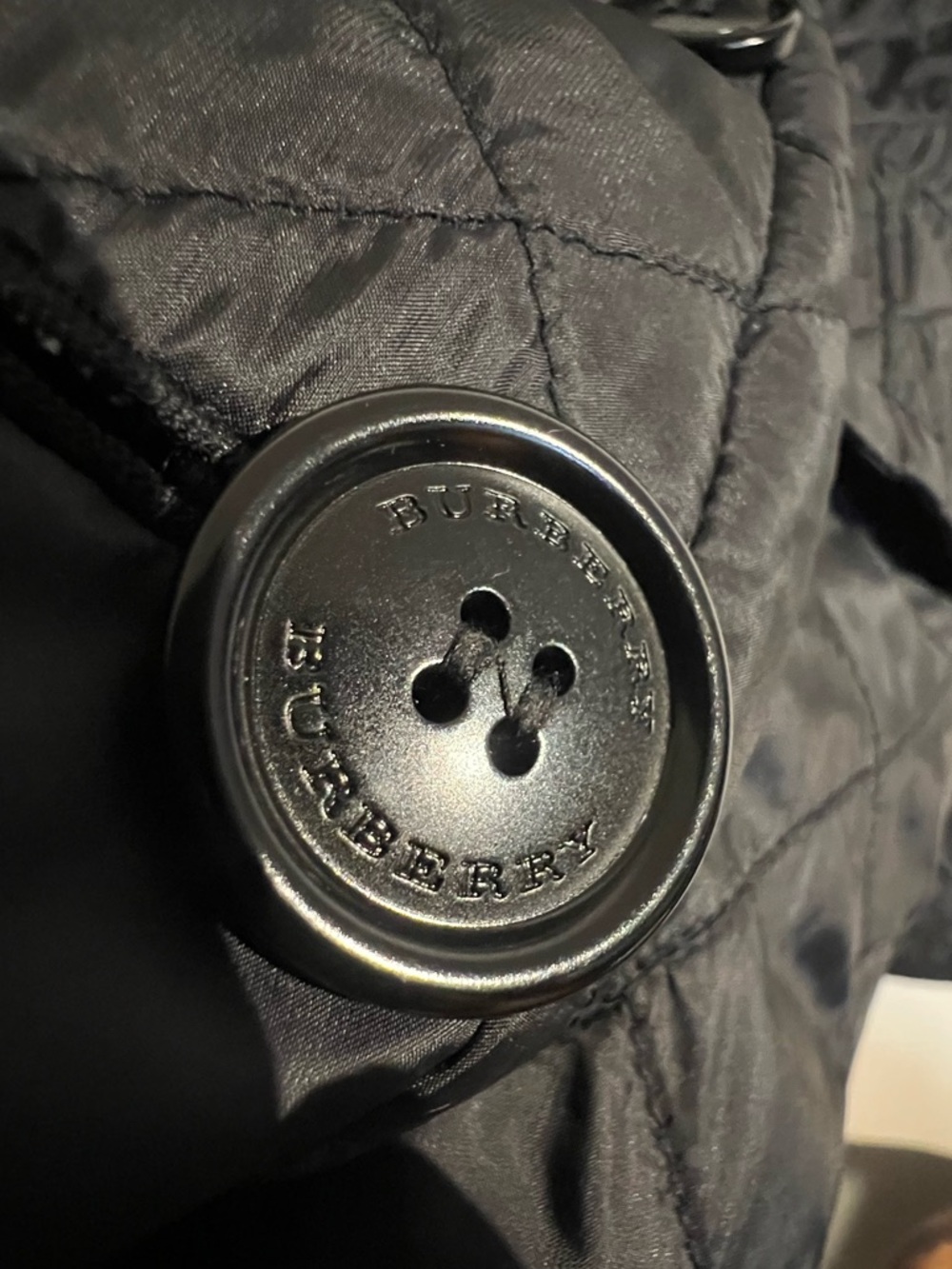 Burberry trench long quilted jacket m - Picture 4 of 6